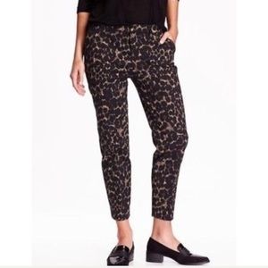 Old Navy NWT! Harper Mid-Rise Leopard Print Ankle Pant Size 20R